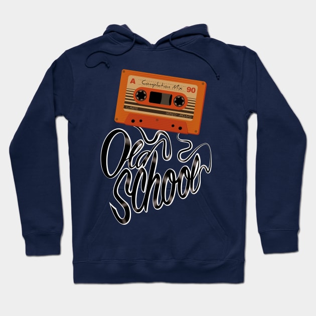 retro old school casette tape Hoodie by MissCactusArt